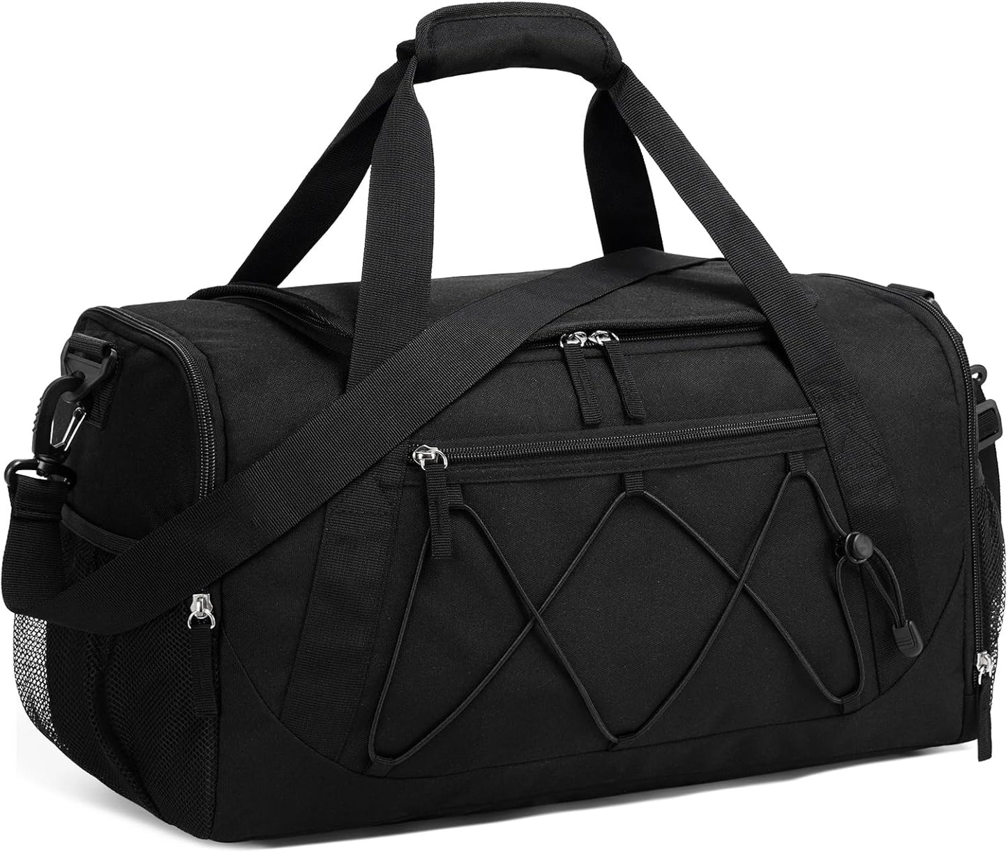 27L Compact Gym Duffel Bag with Shoe Compartment