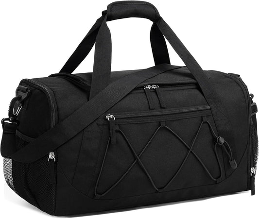 27L Compact Gym Duffel Bag with Shoe Compartment