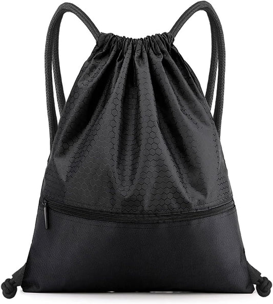 Water-Resistant Drawstring Sports Backpack