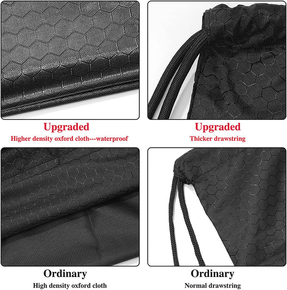Water-Resistant Drawstring Sports Backpack