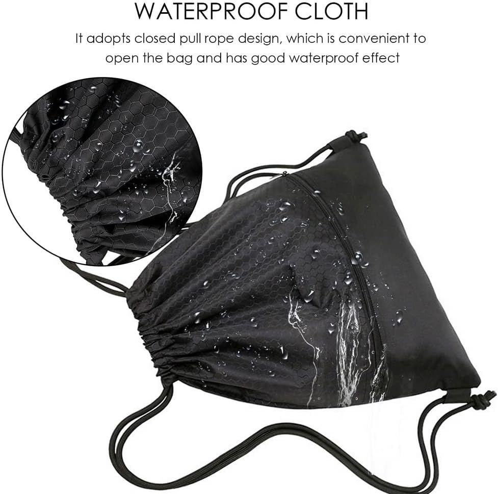 Water-Resistant Drawstring Sports Backpack