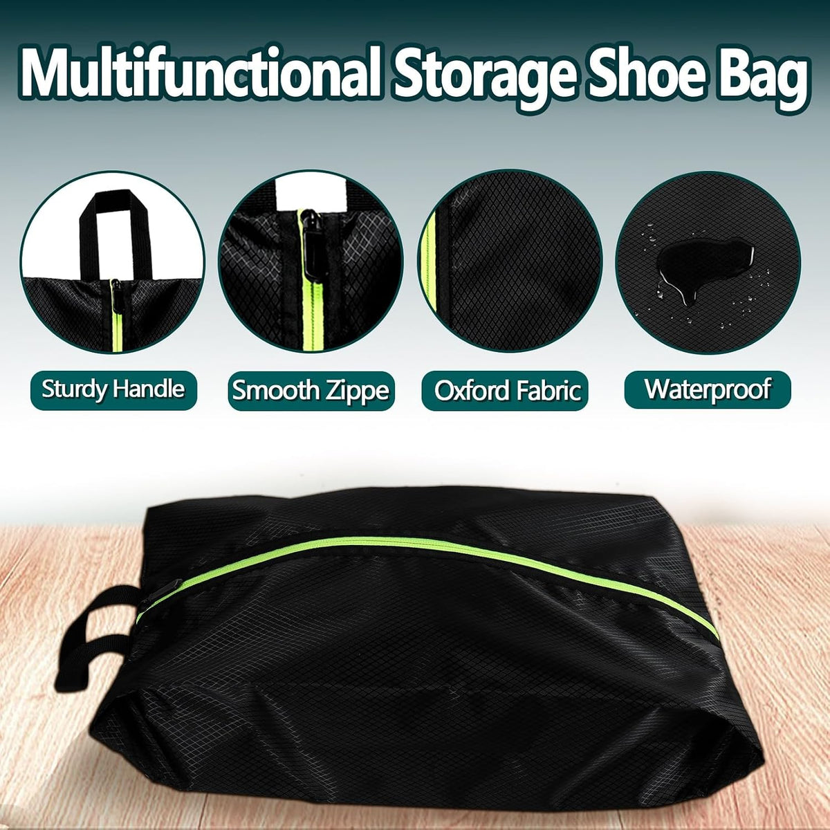 Set of 3 Large Travel Shoe Bags