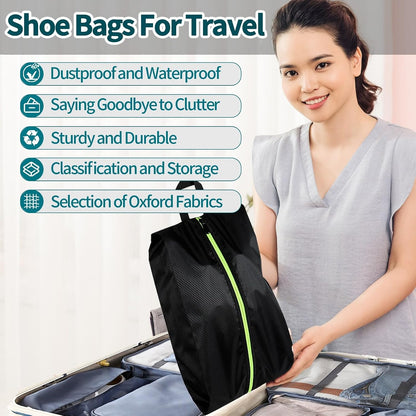 Set of 3 Large Travel Shoe Bags