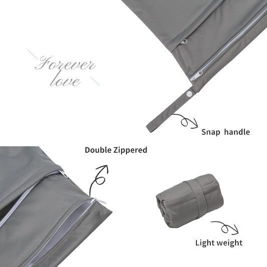 Reusable Wet and Dry Sports Bags – Set of 2