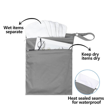 Reusable Wet and Dry Sports Bags – Set of 2