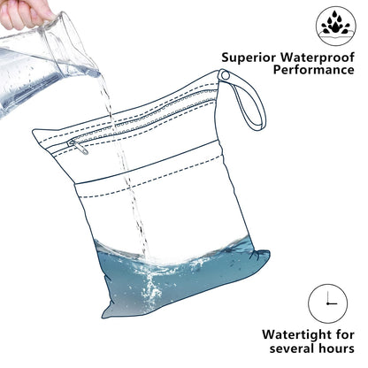 Reusable Wet and Dry Sports Bags – Set of 2