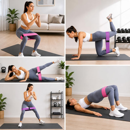 Fabric Resistance Bands Set