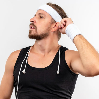 Sports Headband and Wristband Set – 3 Pieces