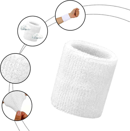 Sports Headband and Wristband Set – 3 Pieces