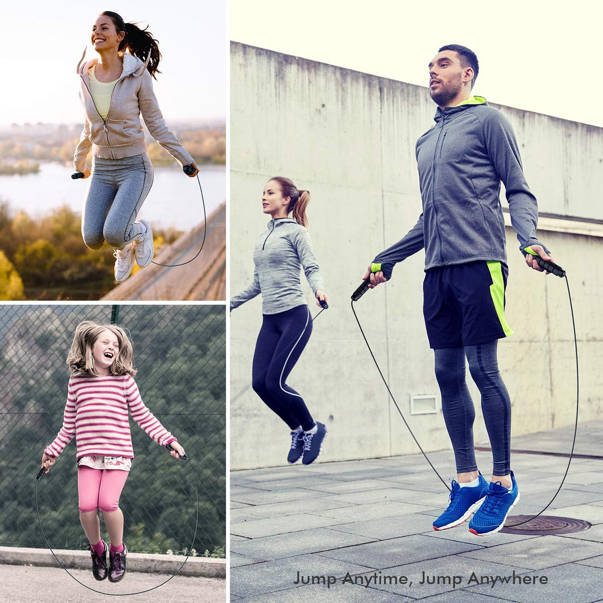 Adjustable Speed Skipping Rope