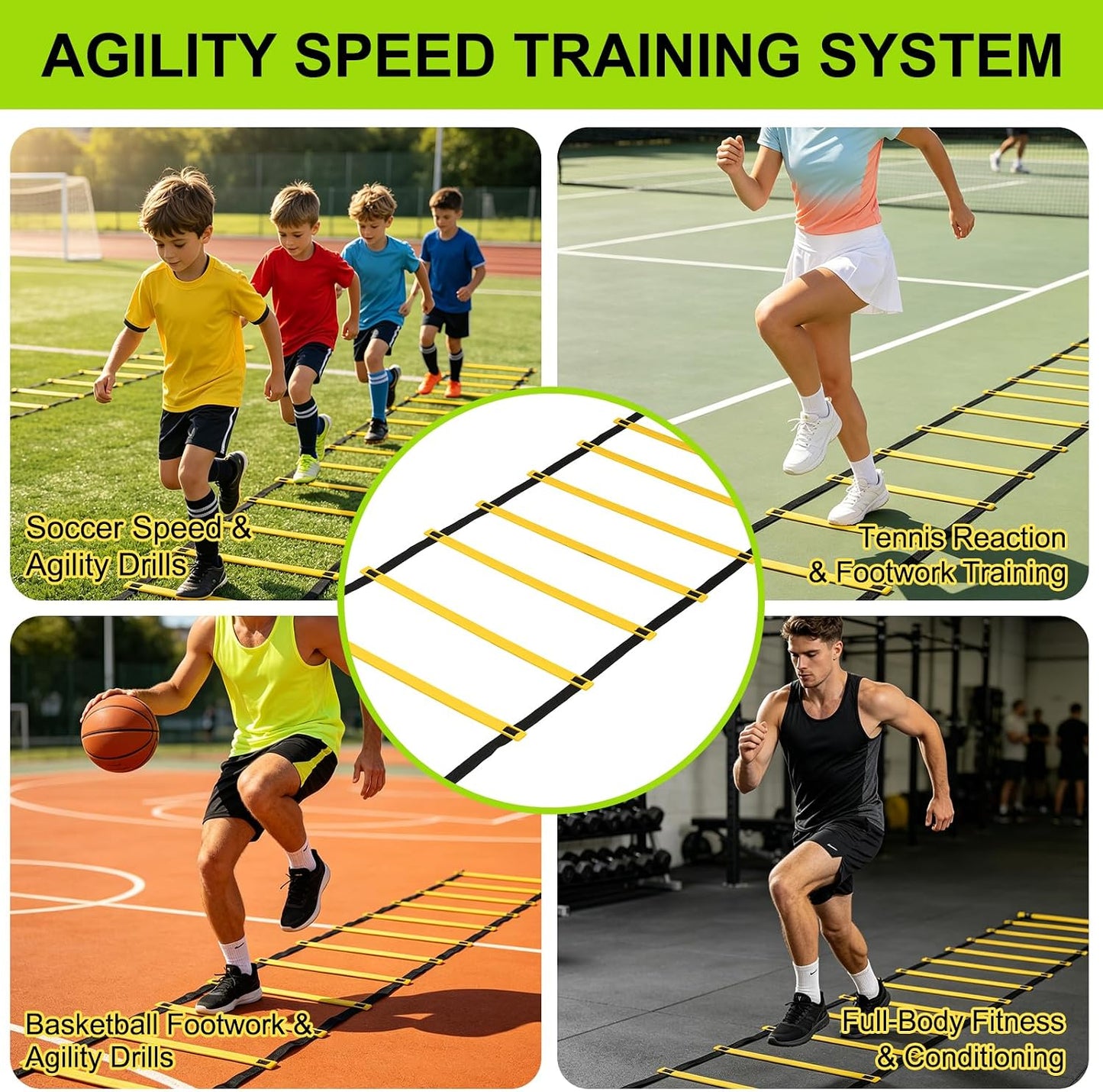 6-Metre Agility Ladder – 12 Rungs